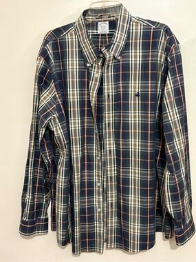 Brooks Brothers Plaid Dress Shirt 2x